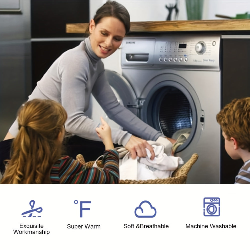 Personalized Flannel Fleece Throw Blanket with Photos and Text for Home Decor