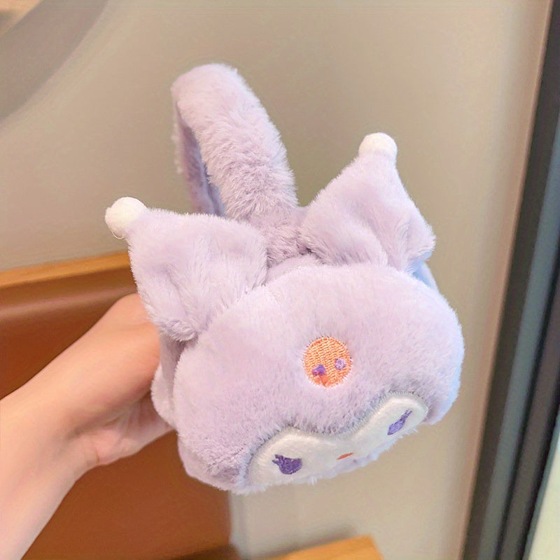 Cartoon Plush Animal Earmuffs Cozy Fleece Warm Winter Ear Cover