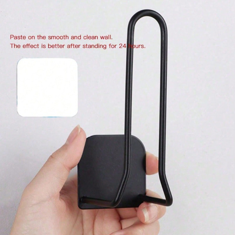 Iron Wall Mount Paper Towel Holder with Flower Pattern for Kitchen Bathroom