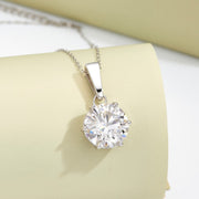 Moissanite Pendant Necklace: Luxurious Spark Grow 1 dona 4.2g, 10 Karat Yuqori Kesim S925 Kumush bilan 18K Oltin Qoplama. Nafis, Oddiy va Ko'p Maqsadli Usul. Rojdestvo, Yangi Yil, Tug'ilgan Kunlar va har kuni kiyish uchun ideal. Ham oddiy, ham