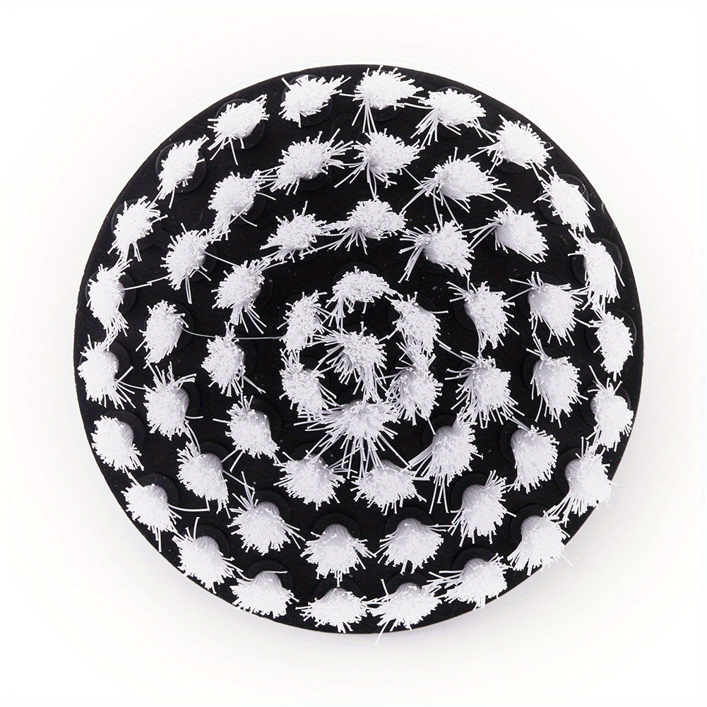 Drill Brush Attachment - 10.16 sm Yumshoq Tozalash Vositasi Gilamlar, Terilar va Mebel uchun. Uy va Oshxona Foydasi Uchun Mukammal Changyutgich Aksessuari. Plastik Pol Tozalash Cho'tkasi Quvvat Scrubber Texnologiyasi bilan.