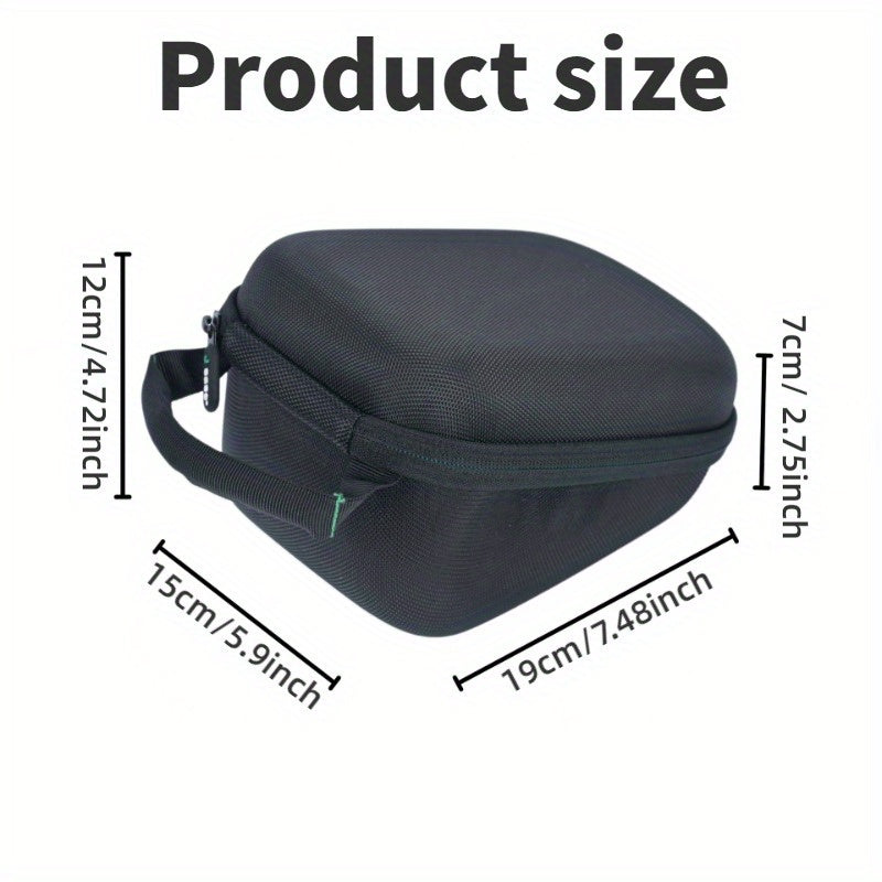 Hard Shell EVA Blood Pressure Monitor Case with Cushioned Interior and Zipper Closure
