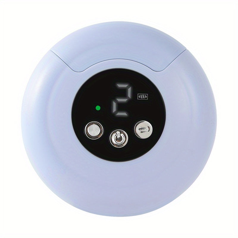 2-in-1 LED chiroq bilan elektr tirnoq kesgichi, oson kesish, 360° sozlanadigan kesish burchaklari, mukammal manikyur uchun 3 tezlikda USB orqali zaryadlanadigan batareya.