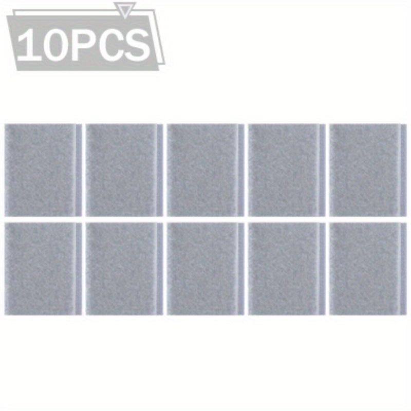 10 ta Universal Slip-Resistant Trikotaj Yostiq Qopqog'i to'plami, Divan Yostiqlarini va Kiyinlarni Mahkamlash uchun - Faqat Qo'l Yuvish, Uyda Ta'mirlash Kliplari Kiritilgan