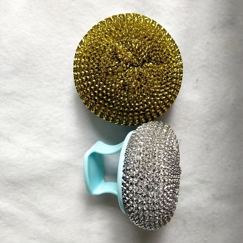 Cleaning Ball Set with Short Handle Multi-Functional Kitchen Scrubbing Brush