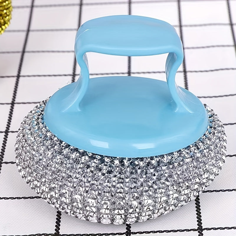 Cleaning Ball Set with Short Handle Multi-Functional Kitchen Scrubbing Brush