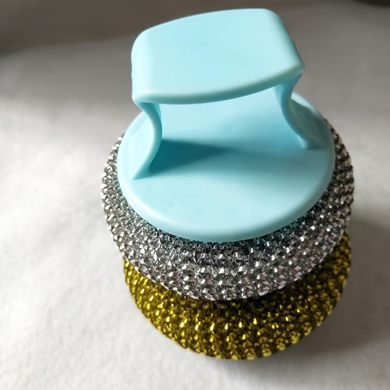 Cleaning Ball Set with Short Handle Multi-Functional Kitchen Scrubbing Brush