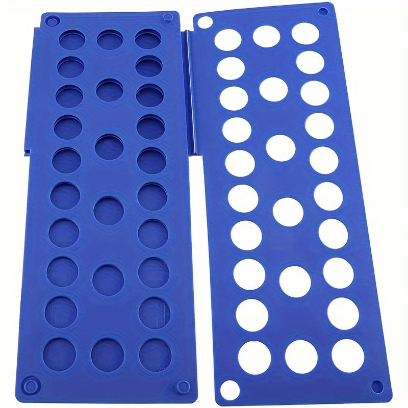 Kattalar va bolalar uchun ko‘k kiyimlarni yig‘ish taxtasi, ko‘p o‘lchovli ko‘ylak va shim tashkilotchisi