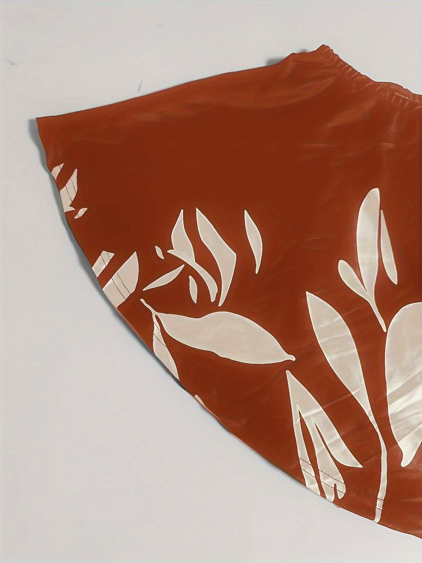 Women Sleeveless Jersey Jumpsuit with Ruffle Floral Print in Green