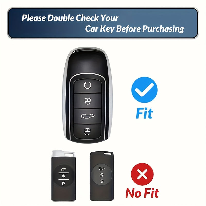 Zinc Alloy Keychain Case for Cars Universal Car Key Organizer Accessories