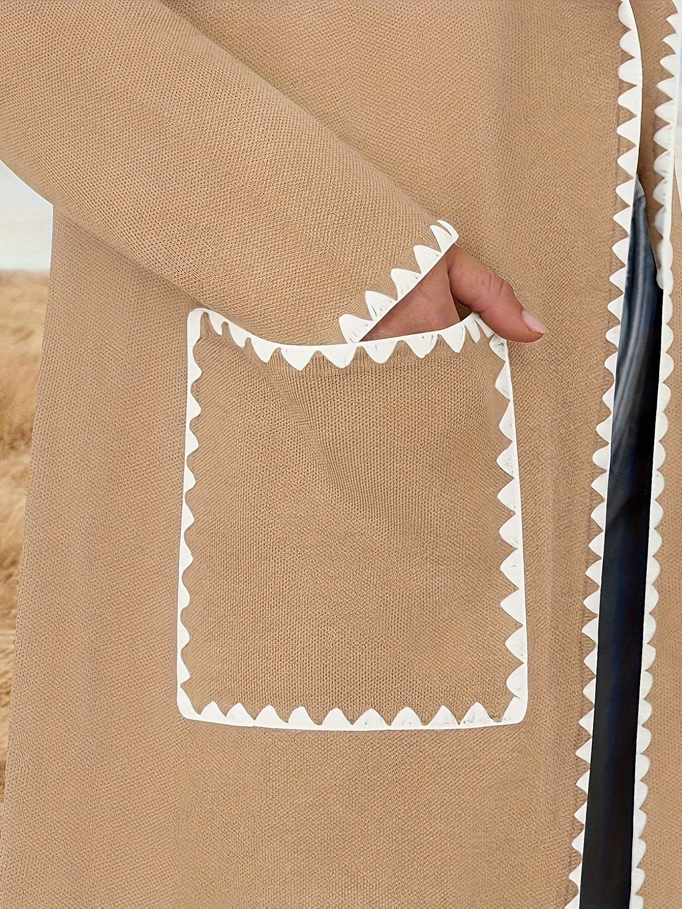 Women's Knit Cardigan Long Sleeve Open Front Solid Fall Winter Elegant