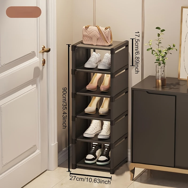 Hot Storage Shoe Cabinet Multi-Layer Entryway Shoe Rack Space Saver 6 7 8 Pieces
