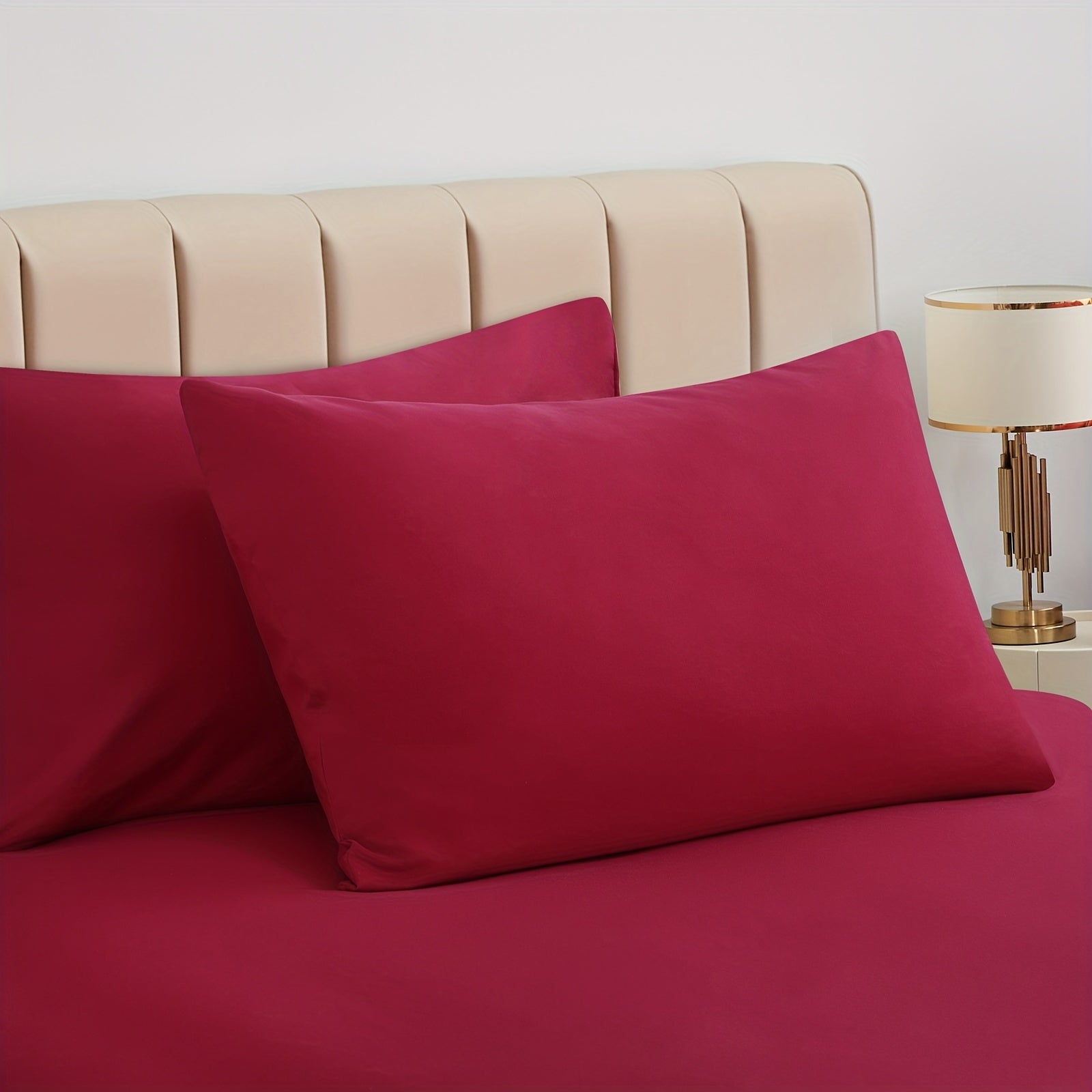 Microfiber Pillowcases Set with Christmas Tree Design, Wrinkle and Stain Resistant