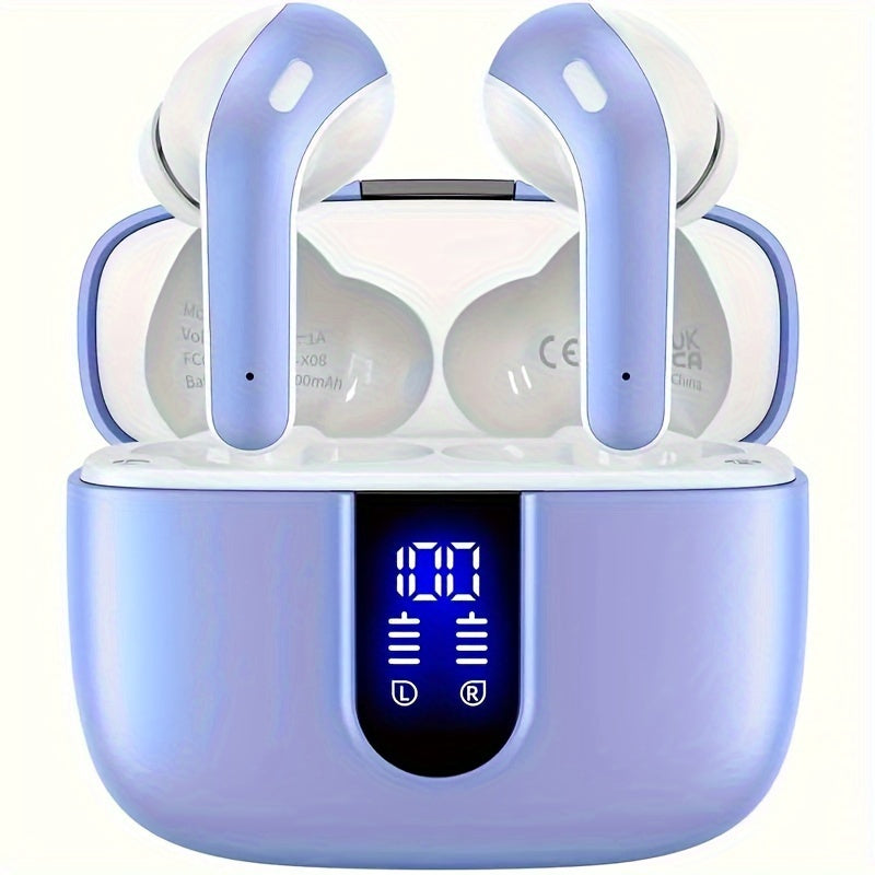 Wireless Earbuds with Charging Case for iPhone and Android Sports Noise Cancelling