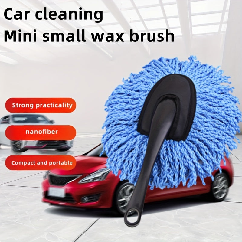 Car Detailing Kit Includes Wash Mitt Wheel Brush Dusting Brush Vent Cleaning Tool Long and Short Brushes Wax Applicator Sponge Duster