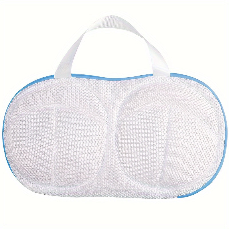 Mesh Bra Wash Bag with Handle Zipper for Lingerie Protection and Organization