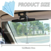 Car Sun Visor Acrylic Sunshade With Adjustable Buckle UV Protection