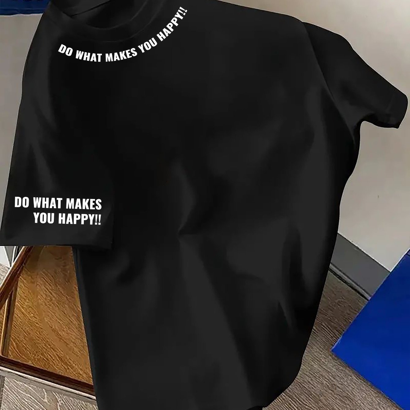 Camiseta de manga corta para hombre con patrón geométrico de verano en poliéster