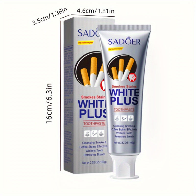 Tishlarni oqartirish uchun tish pastasi 100g chuqur tozalash dog'larni olib tashlovchi stomatologik parvarish uchun