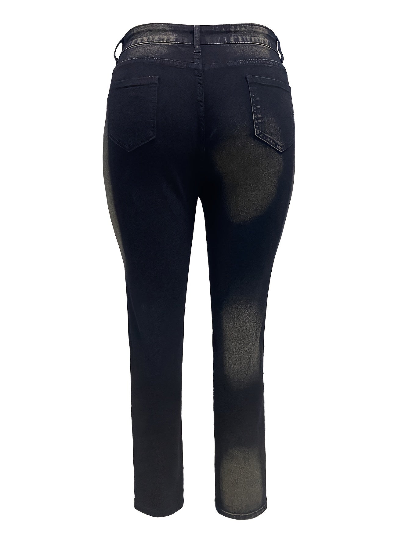 Women's Curvy Denim Pants Casual Fit Stretchy Jeggings