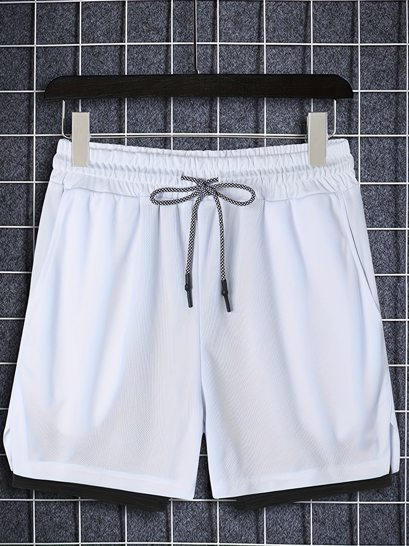 Conjunto deportivo de poliéster para hombre, camiseta sin mangas y pantalones cortos de baloncesto sueltos