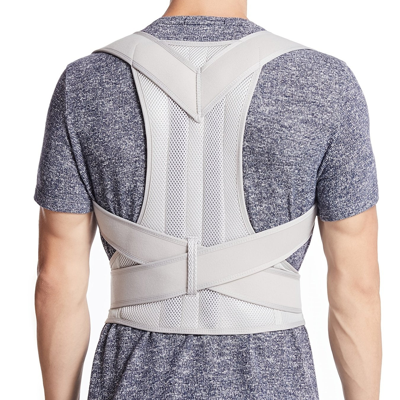 Unisex Adjustable Posture Corrector Vest with Lumbar and Shoulder Support