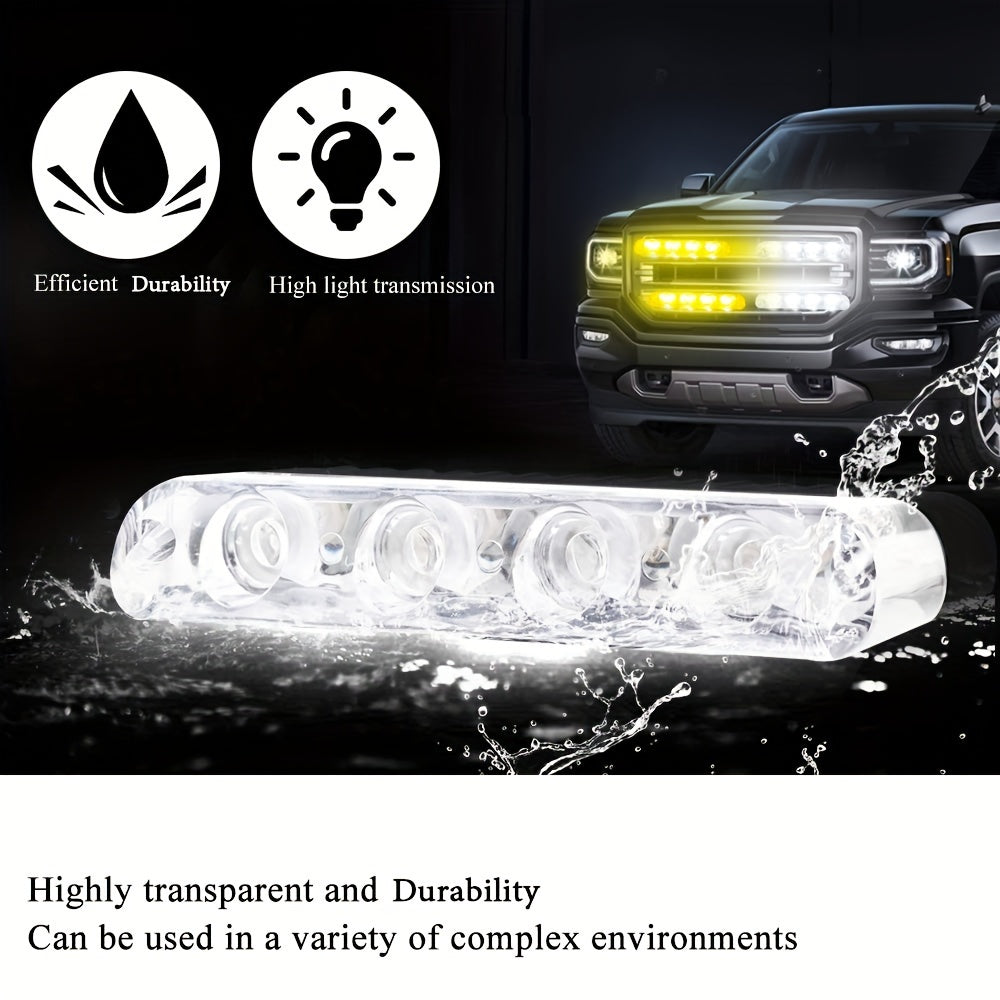 16LED Car Grill Light Strobe Emergency Lights with Remote for Cars Trucks SUVs