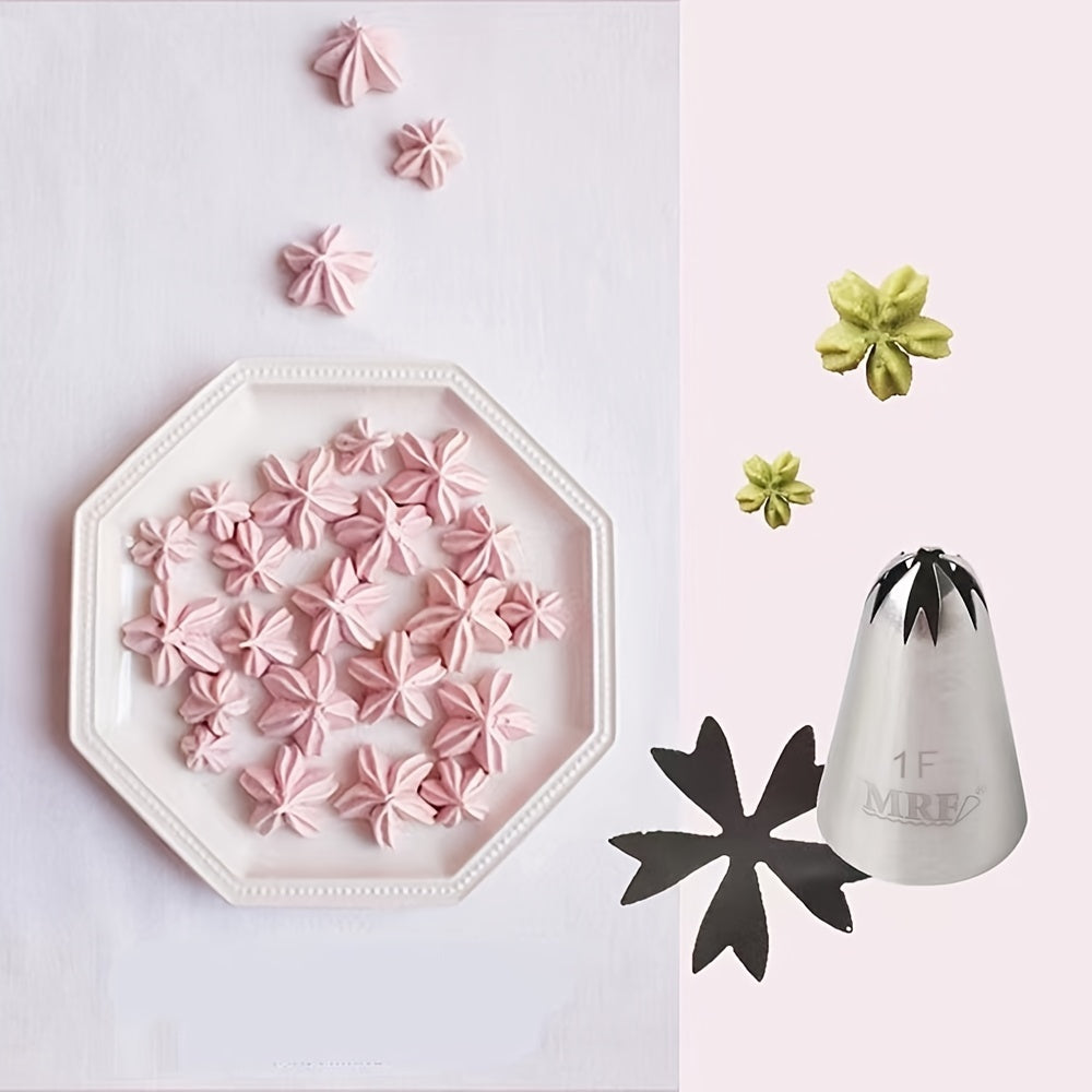 Stainless Steel Piping Nozzle for Cake Decoration Large Cherry Blossom Design for Cream Pastry Fondant