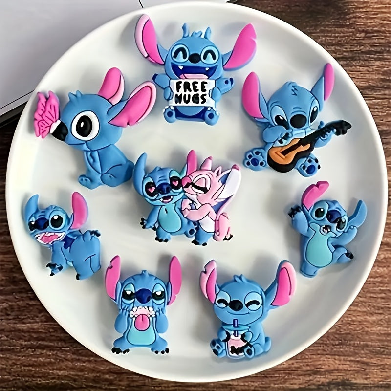 8 Pack Kids Shoe Charms Plastic Removable Decorative Accessories