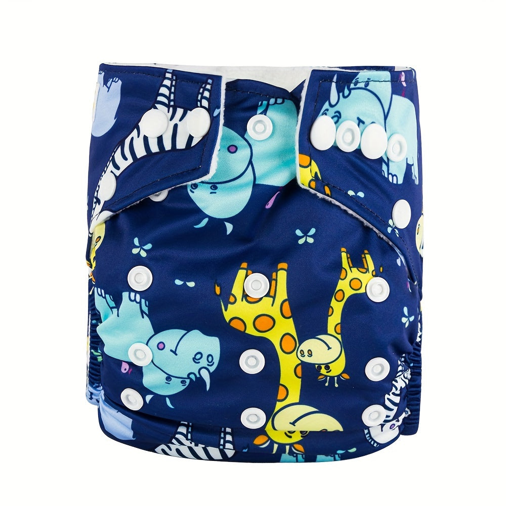 Baby Cloth Diapers Microfleece Reusable with Snap Closure for Newborn to Toddler