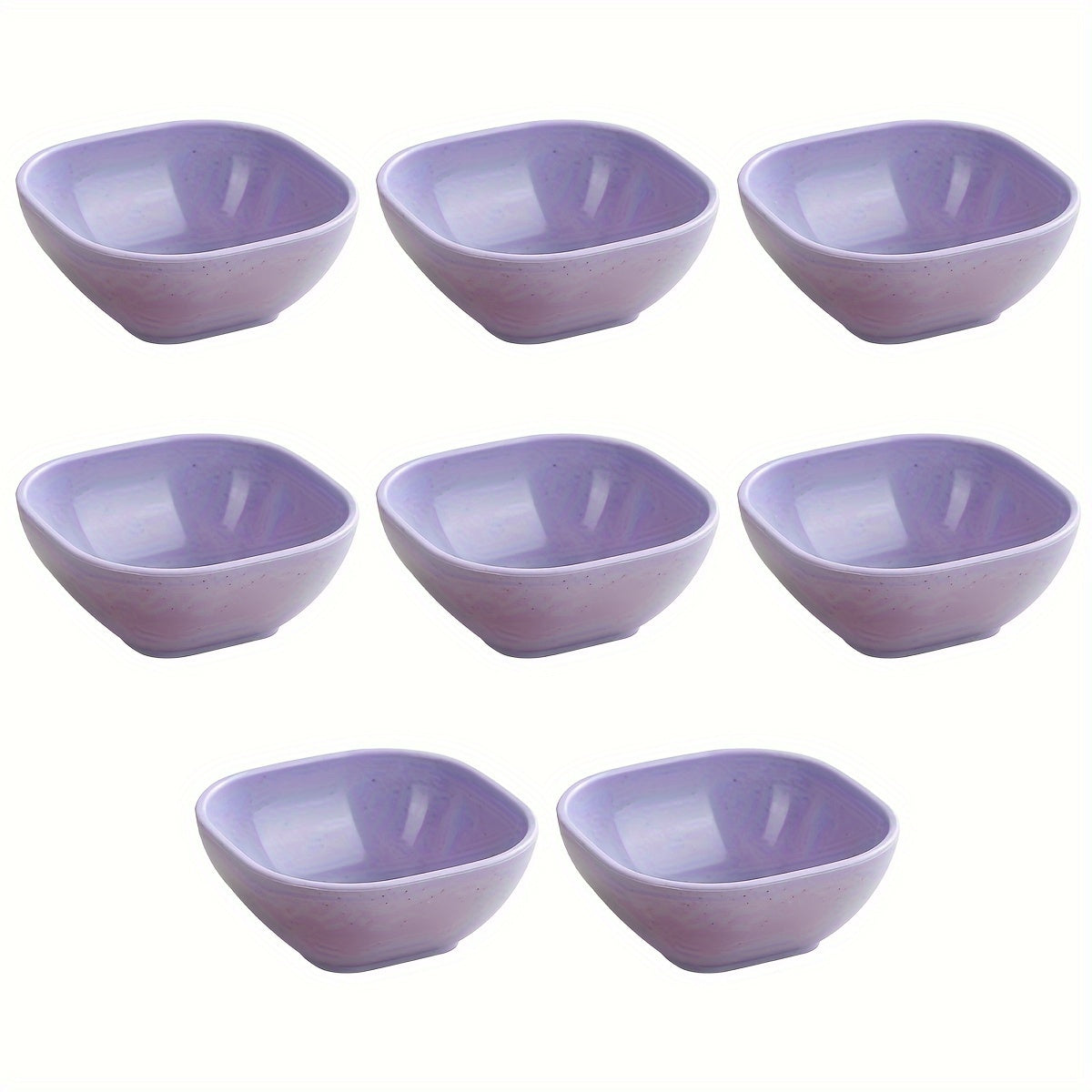 8 to 12 Square Ceramic Sauce Bowls for Korean, Chinese, Middle Eastern Cuisine