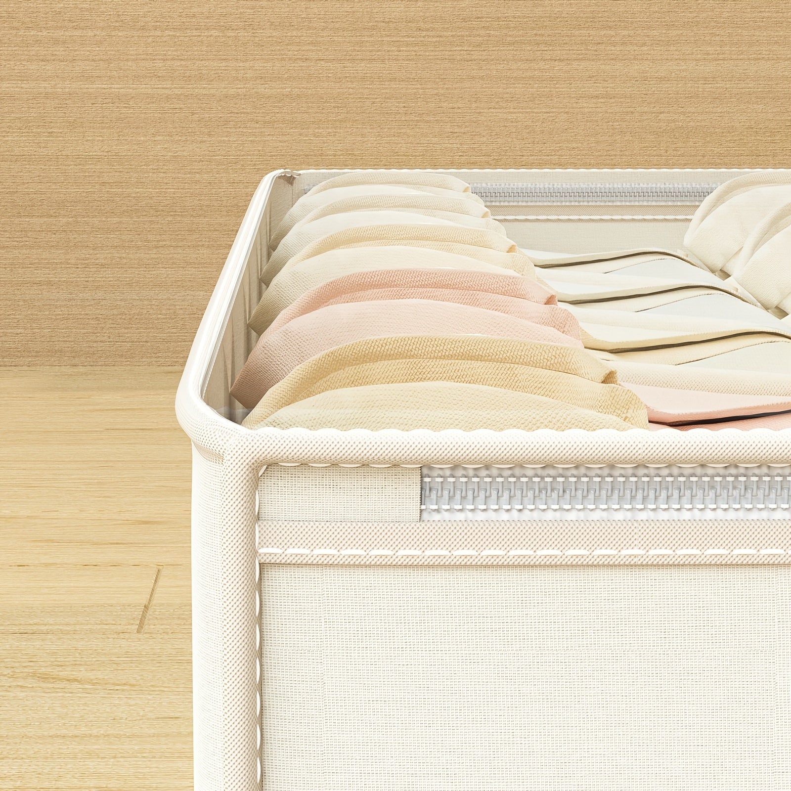 Большой вместительный органайзер для хранения под кроватью для одежды и одеял, складной, экономит место