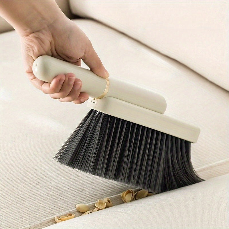 Soft Bristle Handheld Brush for Clothing, Blankets, Carpets, Small Broom Head
