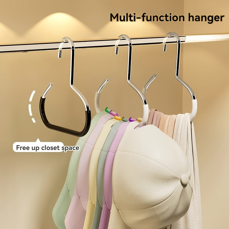 Unisex Metal Hat Hanger Storage Rack Holds 8 Caps Dormitory Wardrobe