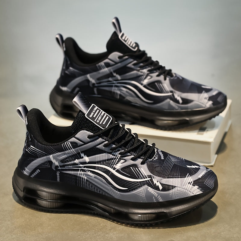 Men's Casual Sneakers Low Top Fabric Non-Slip Shock-Absorbing Street Style