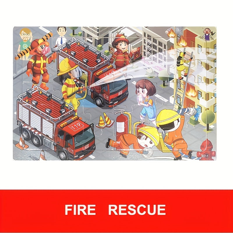 30-детальный деревянный пазл с динозаврами для детей, образовательная игрушка с красочной картой