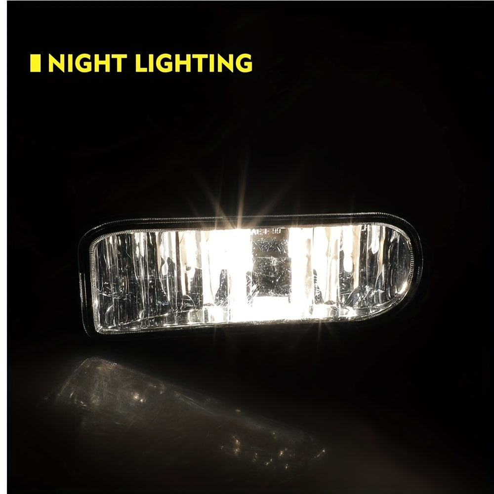 2pcs Front Bumper Fog Lights for Chevrolet Suburban Tahoe 1999-2006 Replacement Lamp Assembly