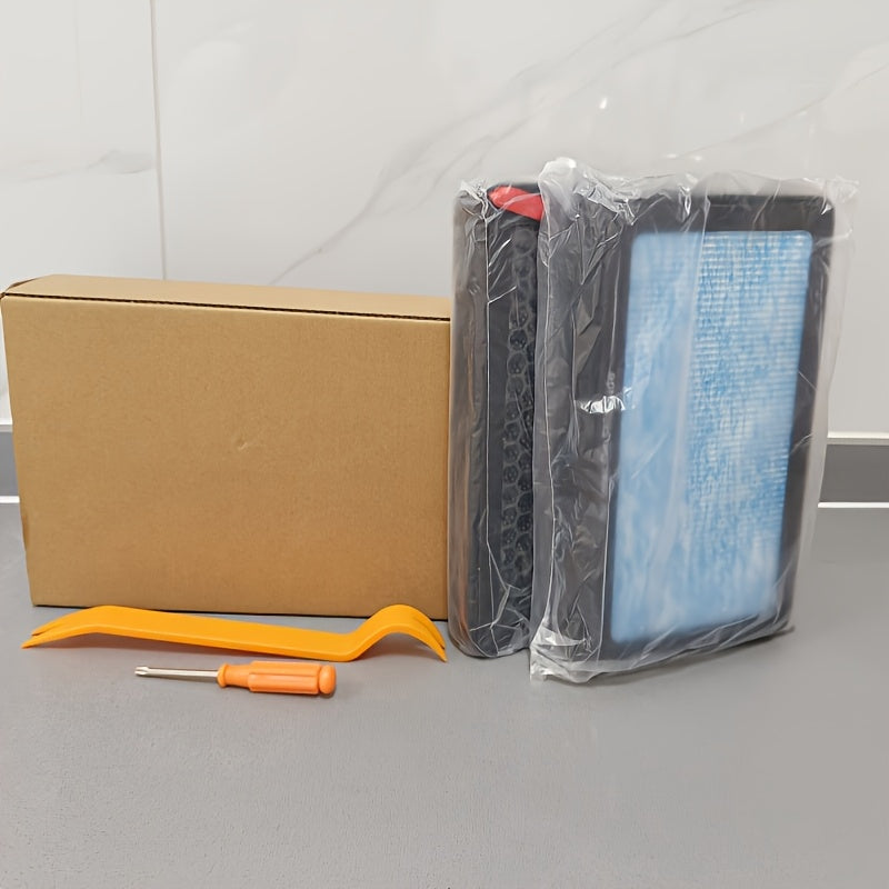 2 Pack HEPA Air Filters with Activated Carbon for Tesla Model 3 and Y