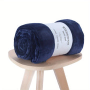 Fleece Blanket for Couch Solid Color 300GSM Soft Fuzzy Cozy All Seasons