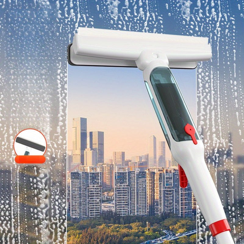 Ikki tomonlama cho'ziladigan shisha tozalagich - Yotoqxona, hammom, oshxona va yashash xonasi uchun baland derazalarni tozalashda foydalanish uchun qulay vosita