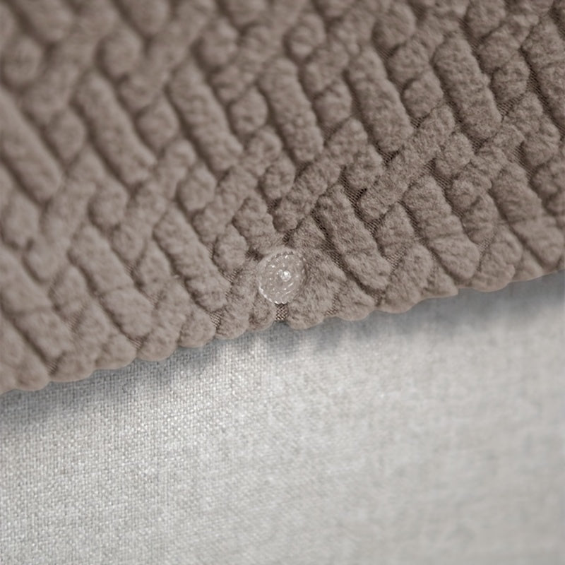 2-Piece Stretch Knitted Armrest Covers for Furniture Protection Sofa Chair Recliner Couch