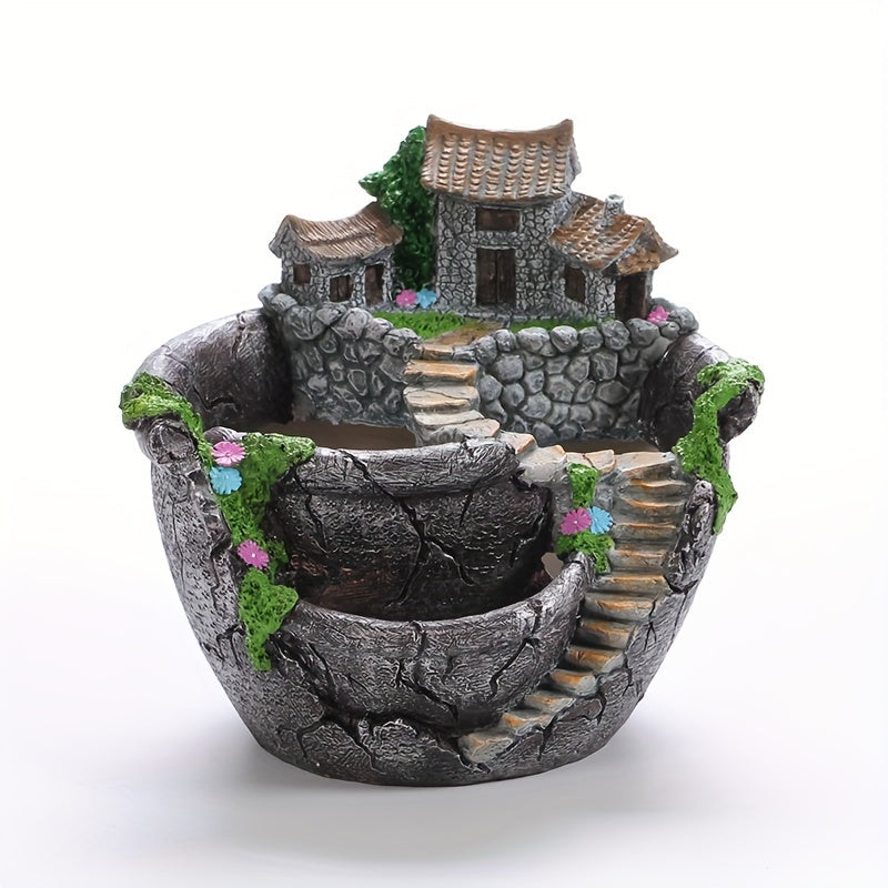 Vintage Country Flowerpot for Gardeners