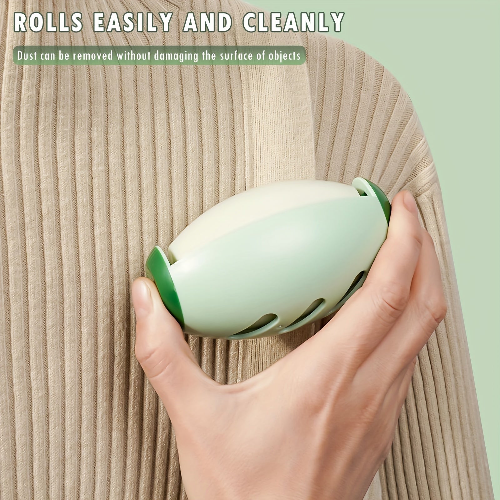 Manual Lint Roller for Pet Hair Dust Reusable Eco-Friendly Home Cleaning