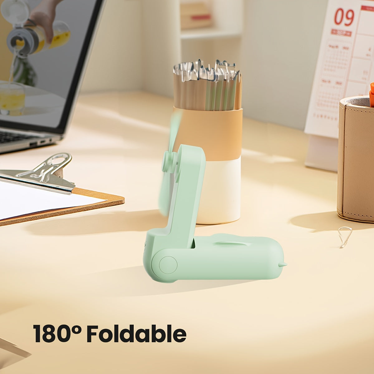 Portable USB Rechargeable Handheld Fan for Women Travel Outdoor Use