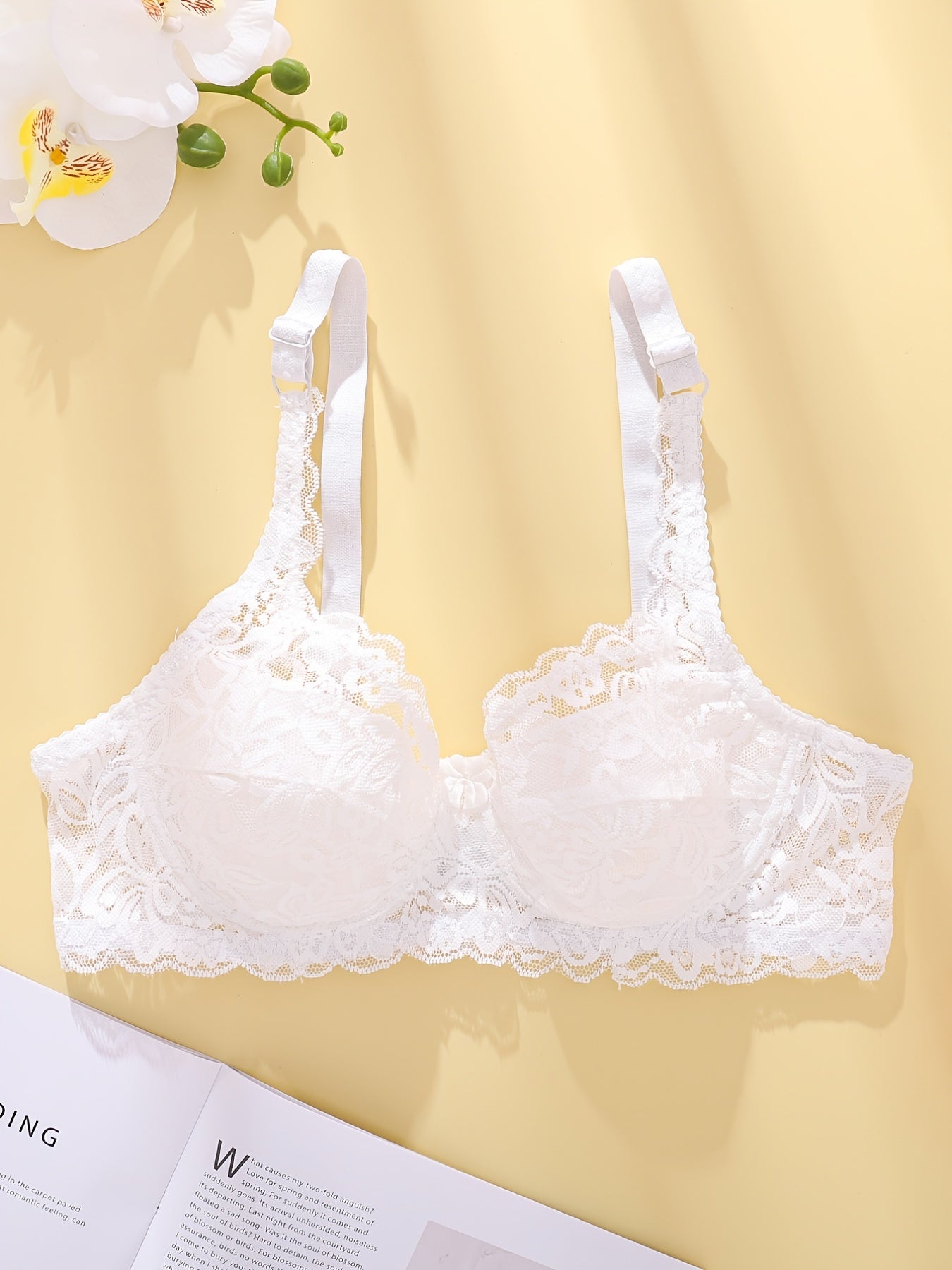 Lace Lingerie for Women, Elegant, Comfortable, Soft Fabric