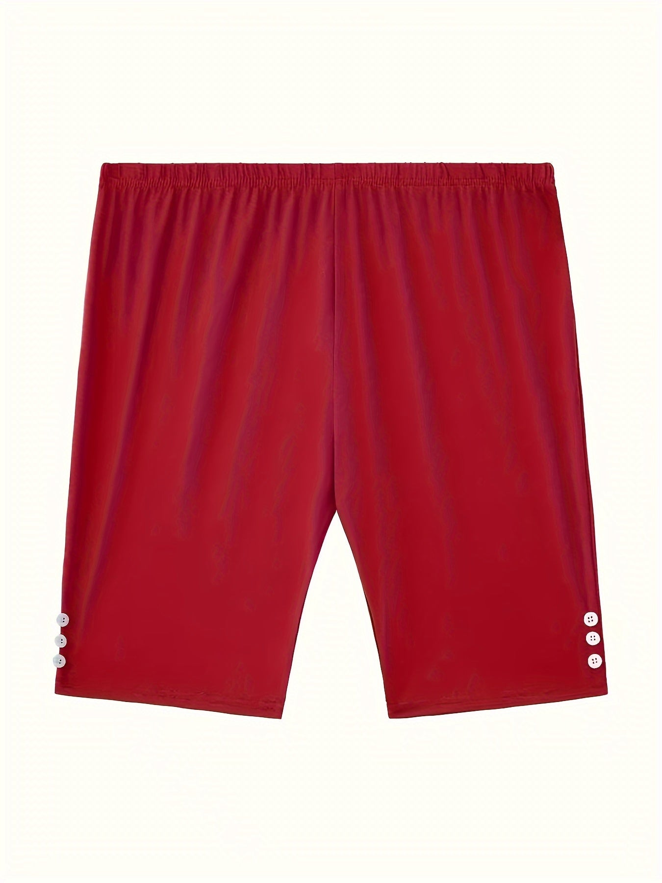 Women's Casual Sports Leggings Shorts 3-Pack, Stretchy, Breathable, Comfortable