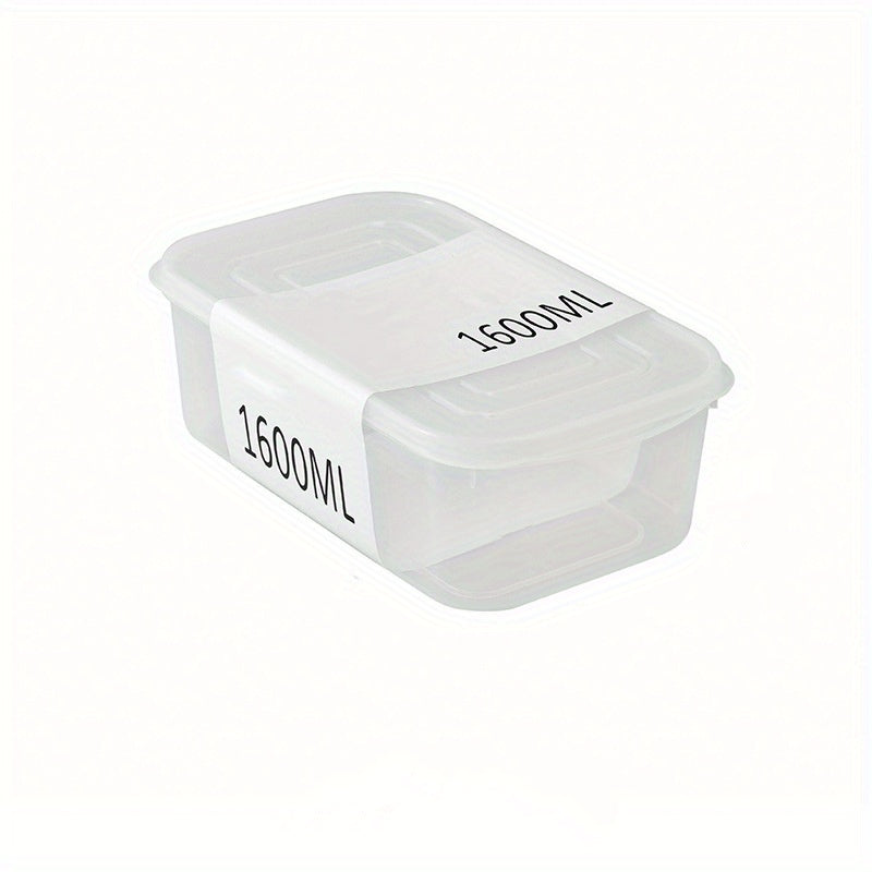 Multi-Size Plastic Food Storage Containers with Soft Lids for Meat Fruits Vegetables