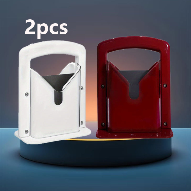 Cortador de bagels de plástico sin electricidad, diseño para rebanadas perfectas de bagels, regalo de Pascua