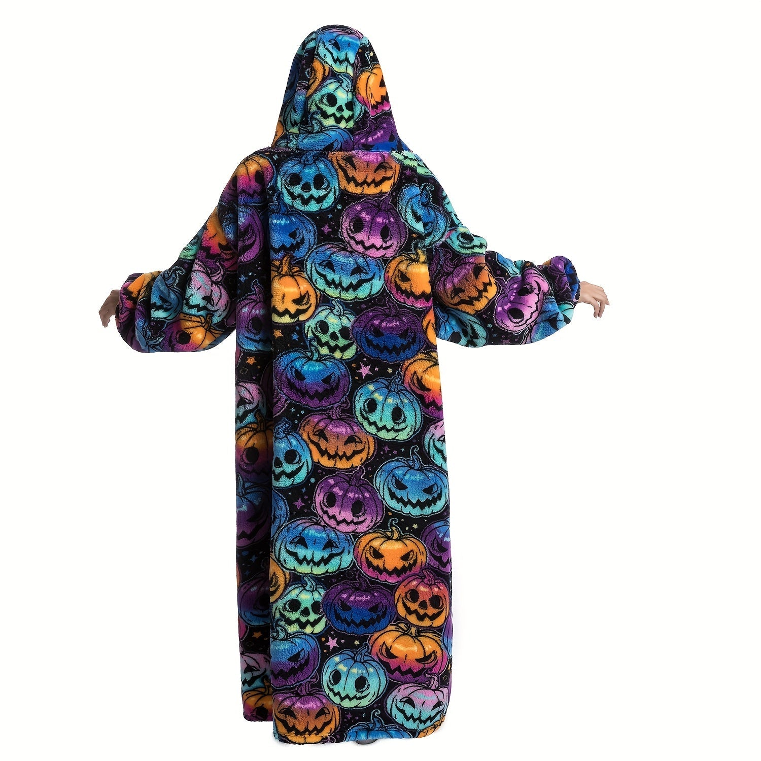 Oversized Hoodie Blanket for Women and Men Warm Fluffy Hooded Sweatshirt