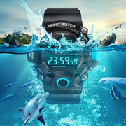Kids Smartwatch with Night Light Waterproof Alarm Clock and Electronic Features